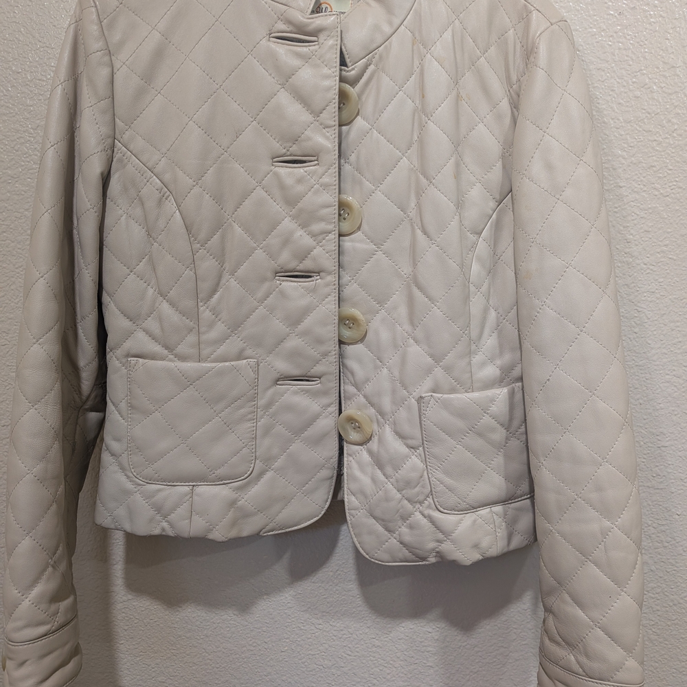 Wilson Women's Cream Quilted Puffer Jacket